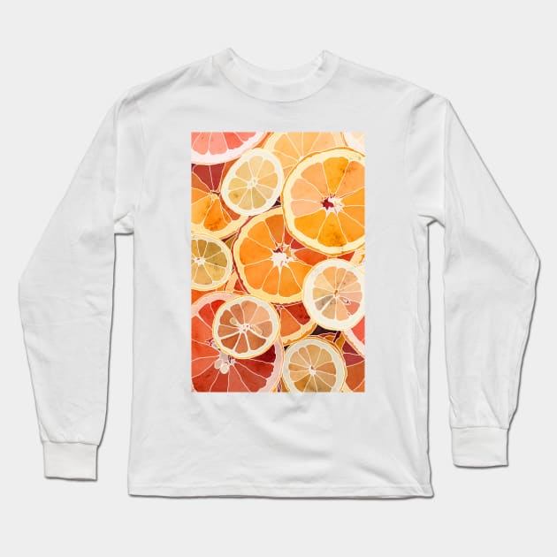 Citrus Long Sleeve T-Shirt by Roguish Design